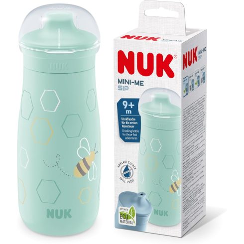 NUK Mini-Me Sip 300ml itatópohár 9hó+ Mint Bee 