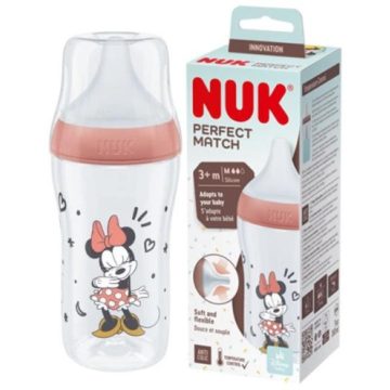   NUK Perfect Match Temperature Control cumisüveg 260 ml 3+hó - Mnnie