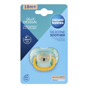   Canpol babies nyugtató szilikon cumi szimmetrikus 18 hó+ koala