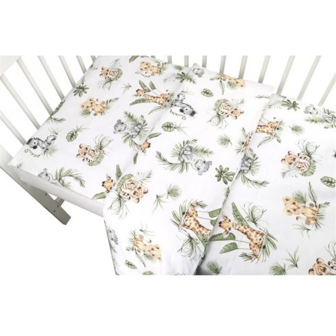 Baby Shop 2 részes babaágynemű - zöld szafari