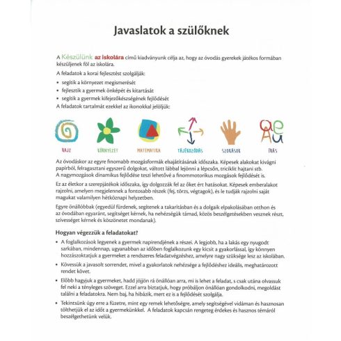 Készülünk az iskolára - 4-5 éveseknek 