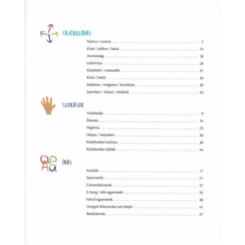 Készülünk az iskolára - 4-5 éveseknek 