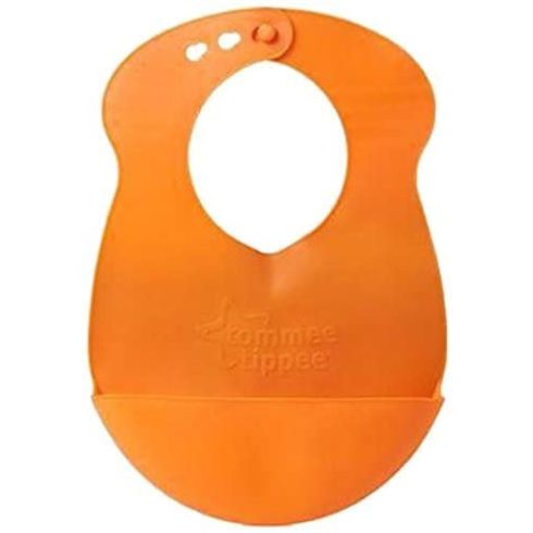  Tommee Tippee Explora Roll n Go Bib műanyag előke (narancssárga)