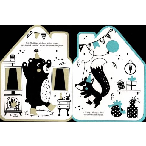 Színes házak - Maci otthona