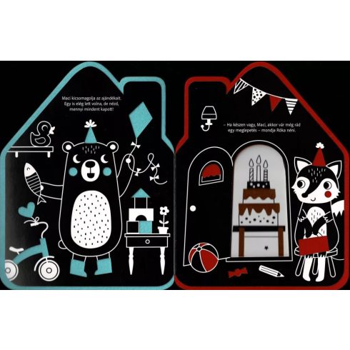 Színes házak - Maci otthona