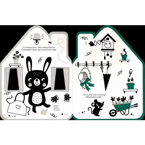 Színes házak - Nyuszi otthona 