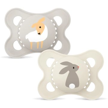   MAM Original szilikon nyugtató cumi 2 db 2-6 hó - bárány/nyuszi 