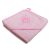 Vaganza hímzett fürdőlepedő, fürdetőkesztyűvel 110*110 cm - rózsaszín oroszlán  