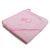 Vaganza hímzett fürdőlepedő, fürdetőkesztyűvel 110*110 cm - rózsaszín bari 