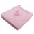 Vaganza hímzett fürdőlepedő, fürdetőkesztyűvel 110*110 cm - rózsaszín kacsa