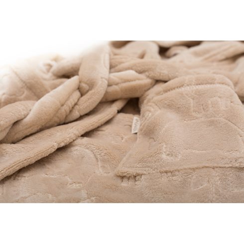 Wellsoft gyermek köntös (74-80) - Drapp