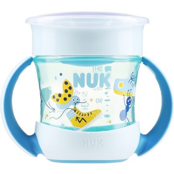   NUK Mini Magic Cup 6+ varázslatos pohár 160ml - világoskék 