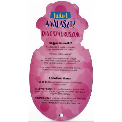 Tudod a választ? - Dinoszauruszok 