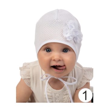 Marika nyári sapka " CAŁUSEK" (36) - fehér