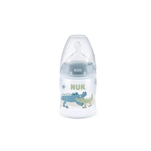 NUK First Choice Temperature Control cumisüveg 150 ml - Kék krokodilos