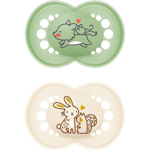 Mam Original 16+ szilikon nyugtató cumi 2 db  - róka/nyuszi  