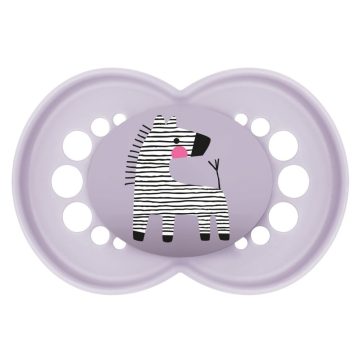 MAM Original 16+ szilikon nyugtató cumi - lila zebra