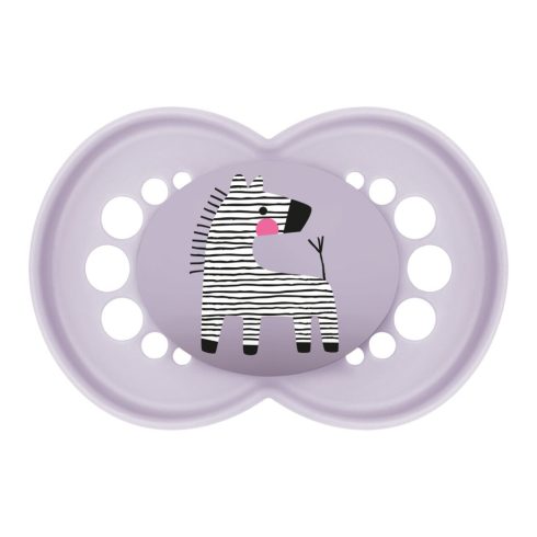 MAM Original 16+ szilikon nyugtató cumi - lila zebra