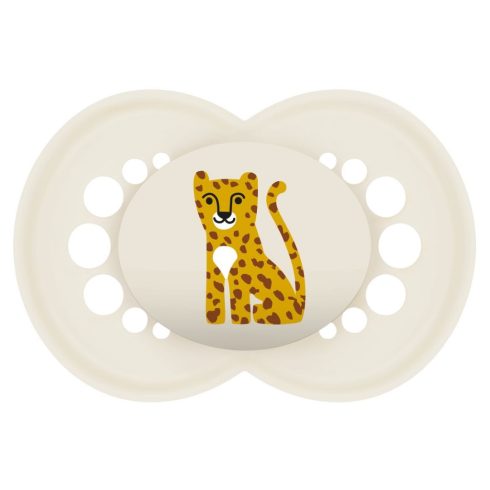 MAM Original 16+ szilikon nyugtató cumi - natúr leopárd 