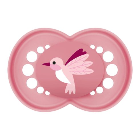 MAM Original 16+ szilikon nyugtató cumi - rózsaszín kolibri 