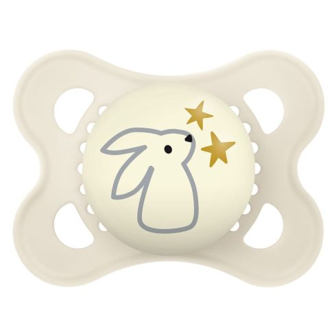 MAM Original Night szilikon nyugtató cumi  2-6 hó - nyuszi 