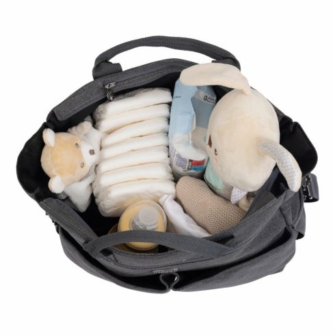 Chicco Parent Bag kismamatáska
tárolózsebekkel és pelenkázó alátéttel - Black Satin