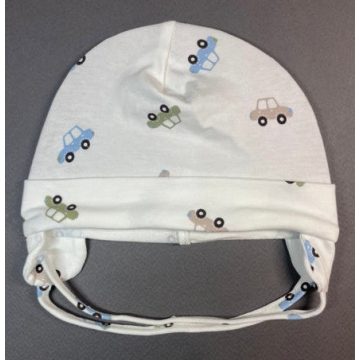 Minimanó Pamut kötős sapka (36) - színes autók