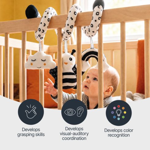 Zopa Kontrasztos fejlesztő játékspirál - Bee
