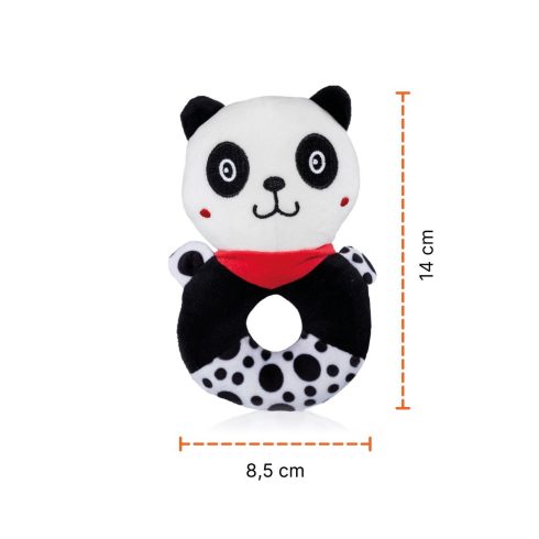 Zopa Kontrasztos fejlesztő csörgő - Panda 