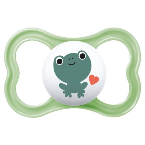 MAM Air 6h+ szilikon cumi - zöld béka