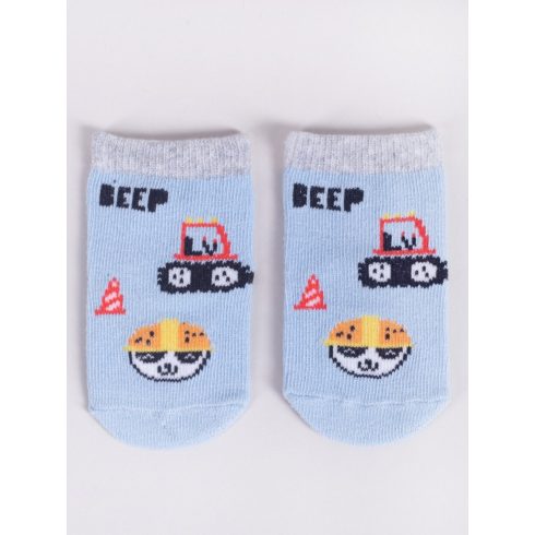 Yo! Baby pamut zokni 3db-os 6-9 hó - járművek 