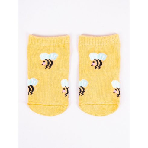 Yo! Baby pamut zokni 3db-os 3-6 hó - méhecske