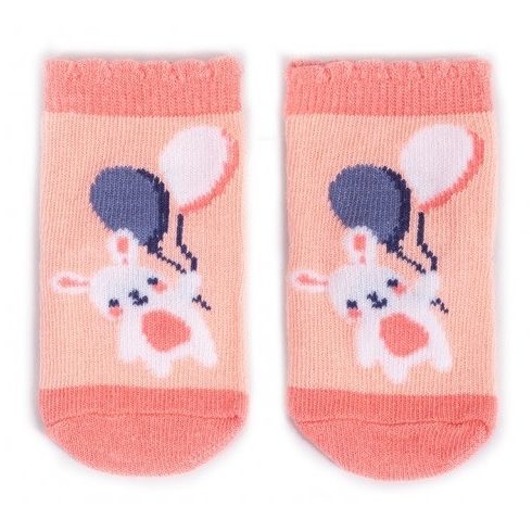 Yo! Baby pamut zokni 3db-os 3-6 hó - nyuszi 