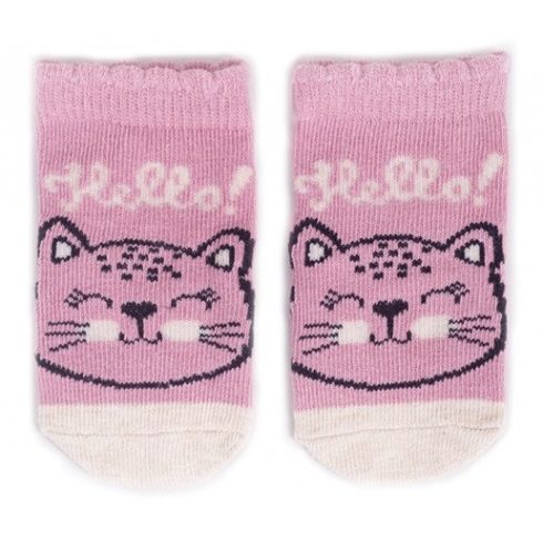 Yo! Baby pamut zokni 3db-os 3-6 hó - állatok