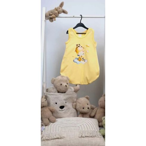 Ujjatlan pamut hálózsák Zsiráfos mintával 1 TOG (68)