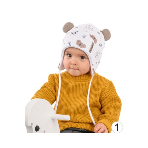 Marika téli sapka pamuttal bélelve (46) - "KOLA" 