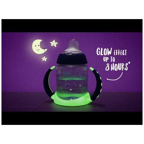 NUK 150ml First Choice Night tanulópohár 6+ zöld koala
