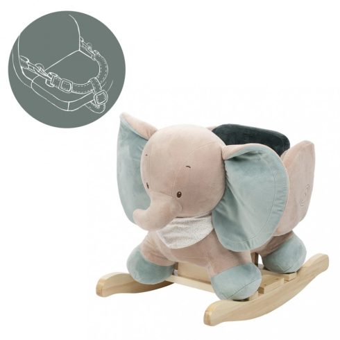 Nattou hintázó állatka plüss - elefánt