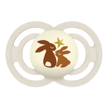   MAM Perfect Night 6+ hó szilikon nyugtató cumi - Natúr nyuszi 