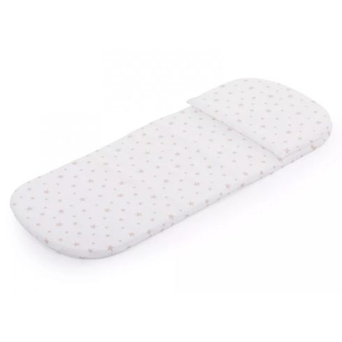 Chipolino matrac mózeskosárba 78x31x2 cm - Beige Stars
