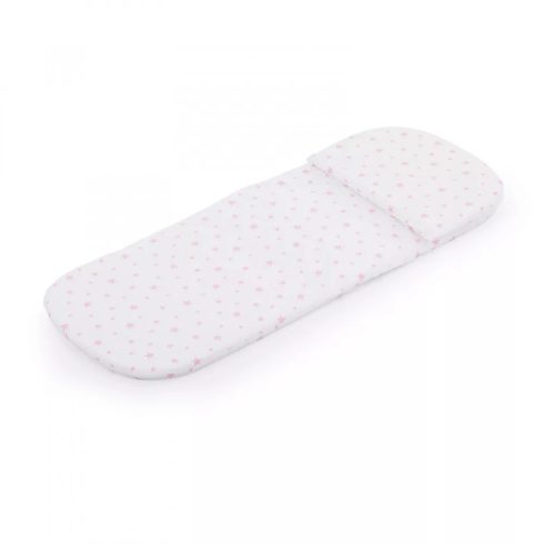 Chipolino matrac mózeskosárba 78x31x2 cm - Pink Stars