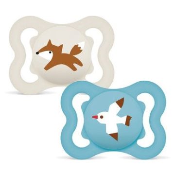 MAM Supreme szilikon nyugtató cumi 0-6 hó 2db - Fiú