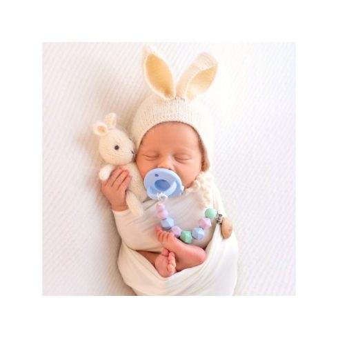 Mimijo szilikon rágcsacumi 0+hó - Kék