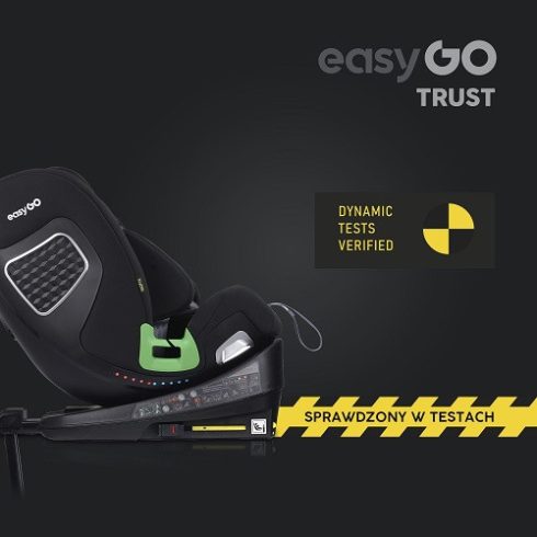 EasyGo Trust i-Size Isofix gyermekülés (40-150 cm) - Iron 