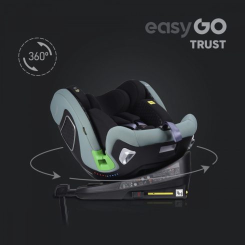 EasyGo Trust i-Size Isofix gyermekülés (40-150 cm) - Agava