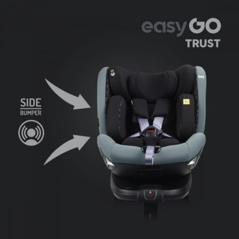 EasyGo Trust i-Size Isofix gyermekülés (40-150 cm) - Agava