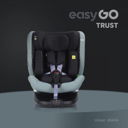 EasyGo Trust i-Size Isofix gyermekülés (40-150 cm) - Agava