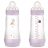 Mam Anti-Colic Matt  cumisüveg 320 ml  4hó+ Lila zsiráf