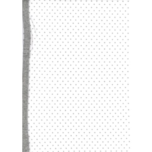 Vaganza mintás pamut babatakaró 70x90 cm - Szürke Csillag