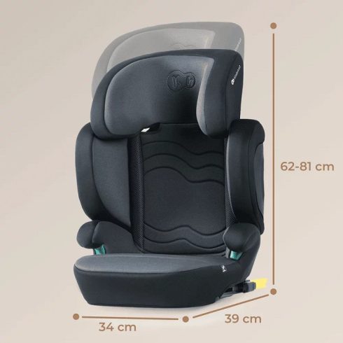 Kinderkraft XPAND 2 i-
Size Isofix gyermekülés - 100-150 cm - Graphite/black